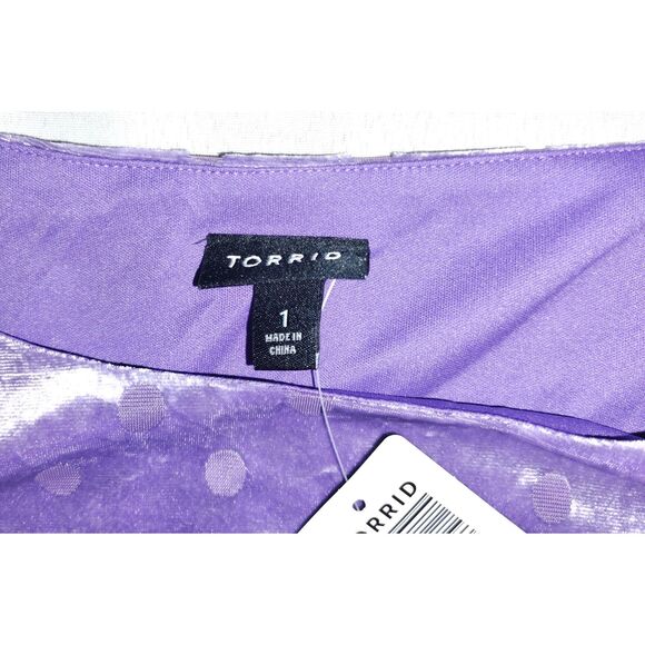 NWT Torrid MIdi Burnout Velvet Boatneck Dress Size 1 Whimsy Goth Curvy Plus Size - Picture 3 of 8